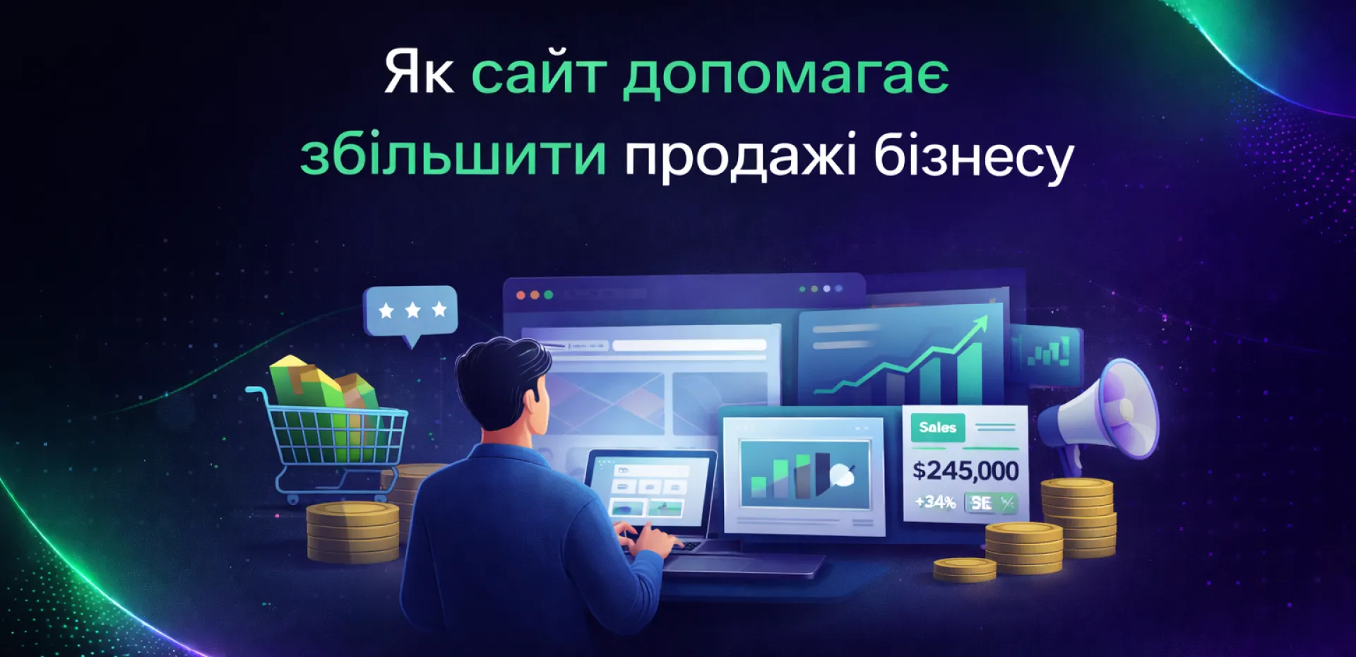 Як сайт допомагає збільшити продажі бізнесу