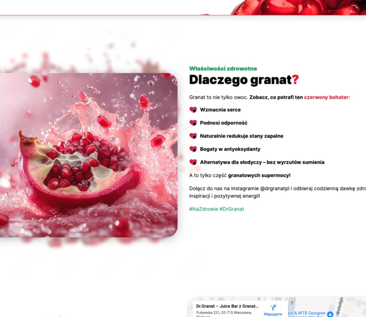 Розробка лендингу для DrGranat