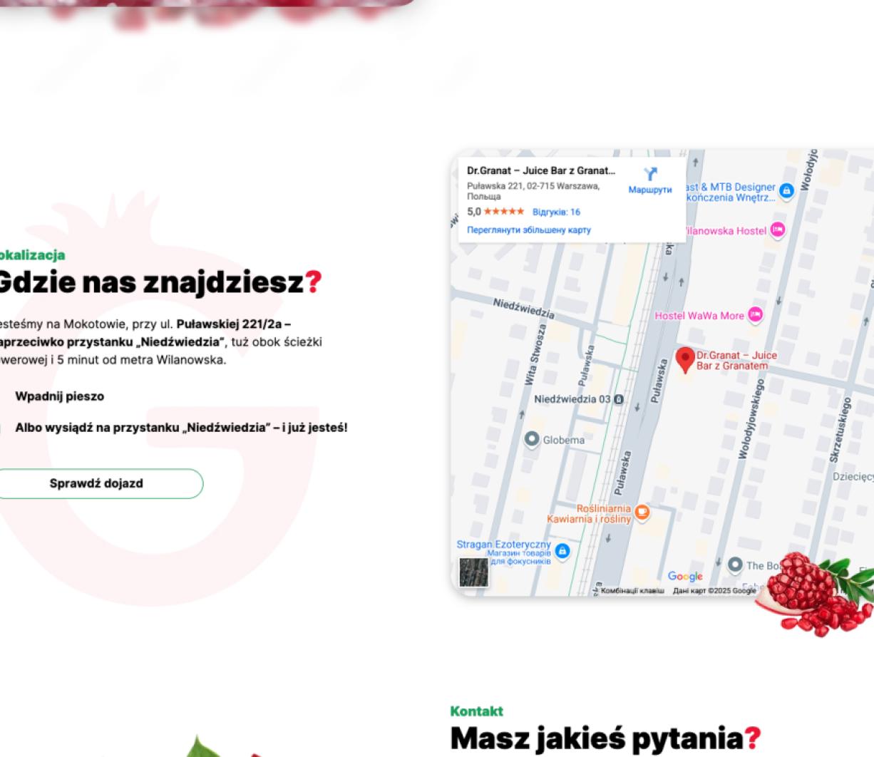 Розробка лендингу для DrGranat